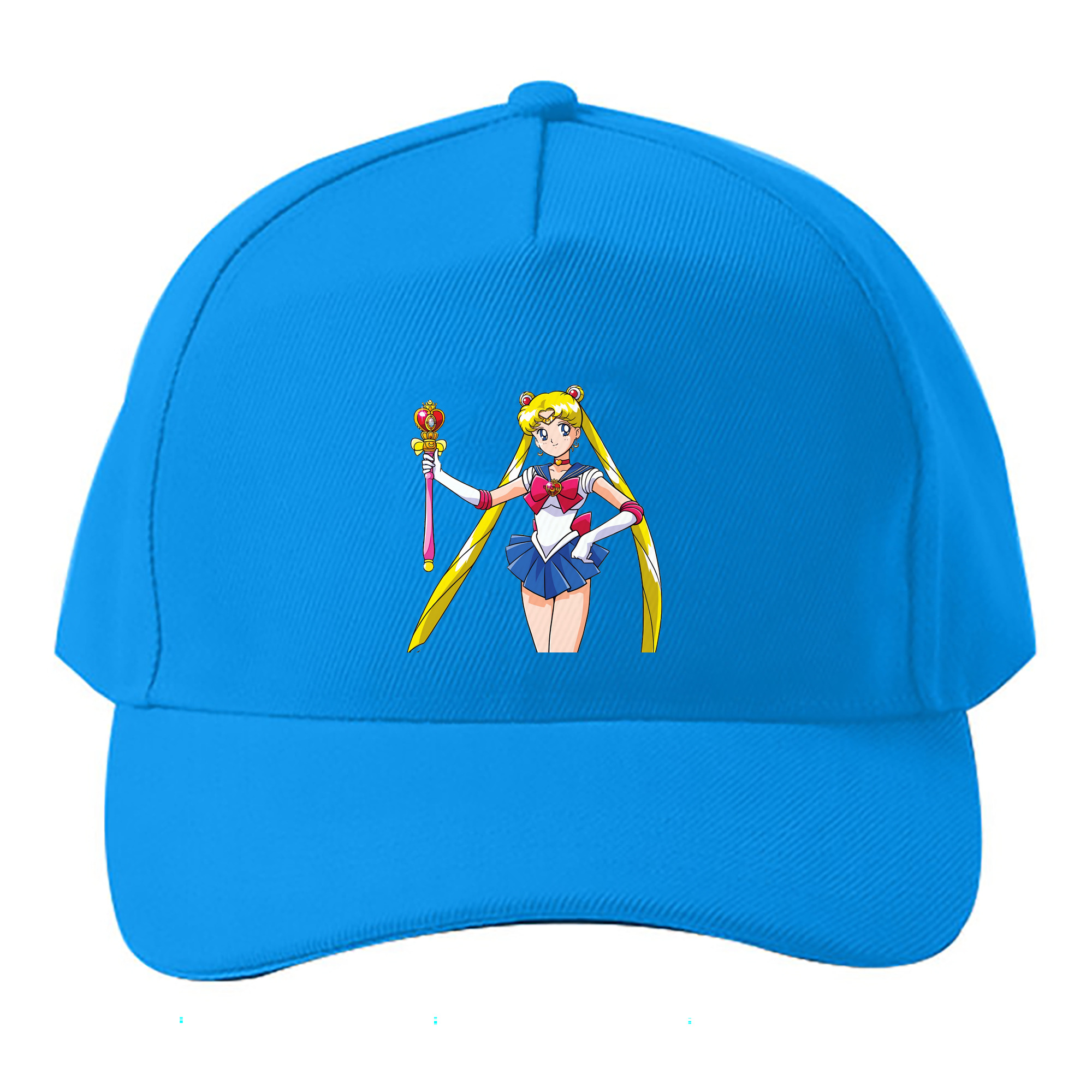 （画像用） 美少女戦士セーラームーン 月野 うさぎ つきの うさぎ Sailor Moon Tsukino Usagi ベースボールキャップ 綿100％ 男女兼用 帽子 スポーツ
